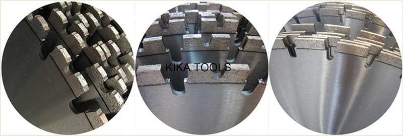 2000mm Laser welded diamond wall saw blade with U segment - Image 3