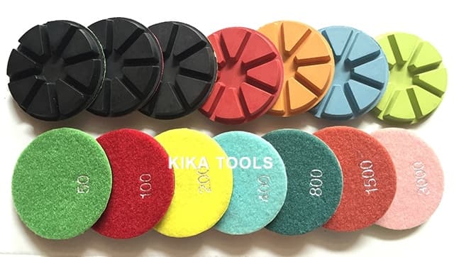 Resin Floor Polishing Pad 7 Gears for Power Tool Granite Marble Terrazzo Quartz - Image 2